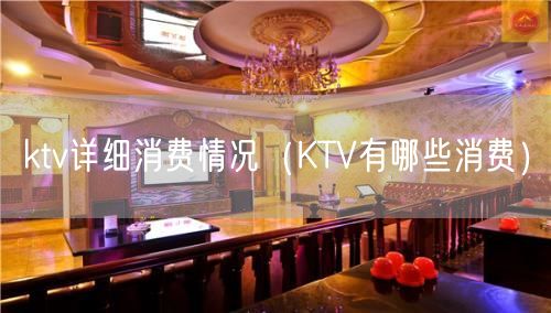 ktv详细消费情况（KTV有哪些消费）