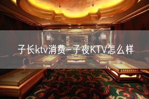 子长ktv消费-子夜KTV怎么样