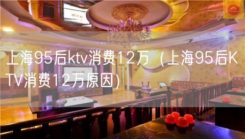 上海95后ktv消费12万（上海95后KTV消费12万原因）