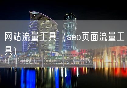 网站流量工具（seo页面流量工具）