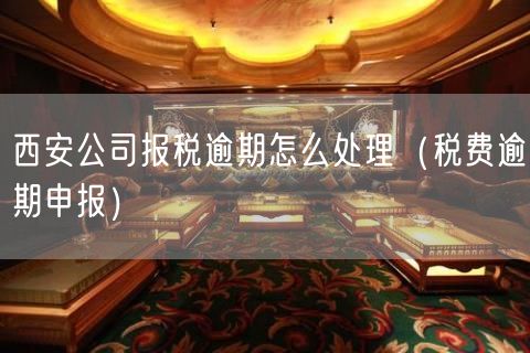 西安公司报税逾期怎么处理（税费逾期申报）