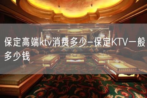 保定高端ktv消费多少-保定KTV一般多少钱