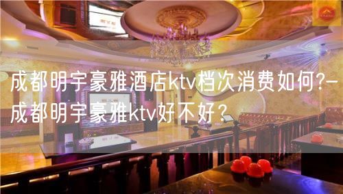 成都明宇豪雅酒店ktv档次消费如何?-成都明宇豪雅ktv好不好？