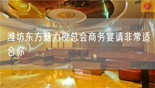 潍坊东方魅力夜总会商务宴请非常适合你