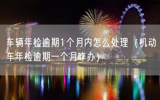 车辆年检逾期1个月内怎么处理（机动车年检逾期一个月咋办）