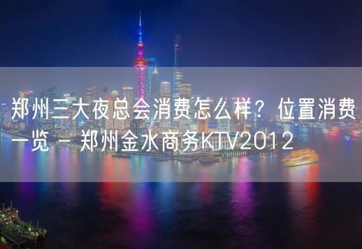 郑州三大夜总会消费怎么样？位置消费一览 – 郑州金水商务KTV2012