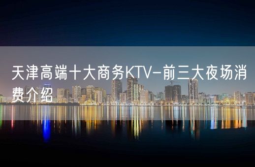 天津高端十大商务KTV-前三大夜场消费介绍