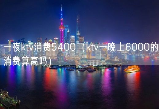 一夜ktv消费5400（ktv一晚上6000的消费算高吗）