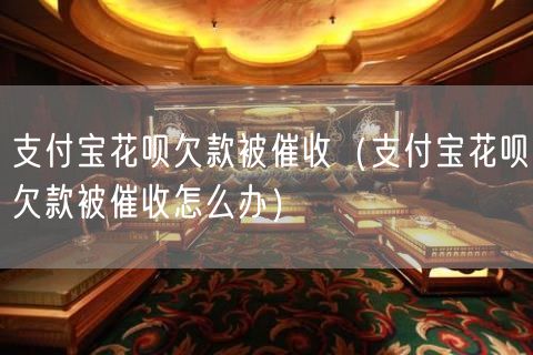 支付宝花呗欠款被催收（支付宝花呗欠款被催收怎么办）