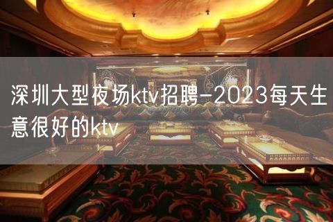 深圳大型夜场ktv招聘-2023每天生意很好的ktv