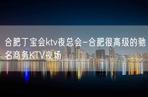 合肥丁宝会ktv夜总会-合肥很高级的驰名商务KTV夜场