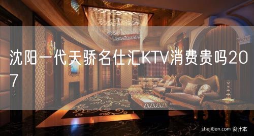 沈阳一代天骄名仕汇KTV消费贵吗207