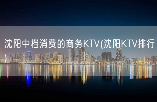 沈阳中档消费的商务KTV(沈阳KTV排行)