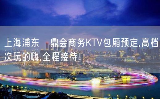 上海浦东沄鼎会商务KTV包厢预定,高档次玩的嗨,全程接待！