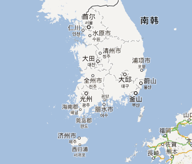 韩国孝山市地图图片